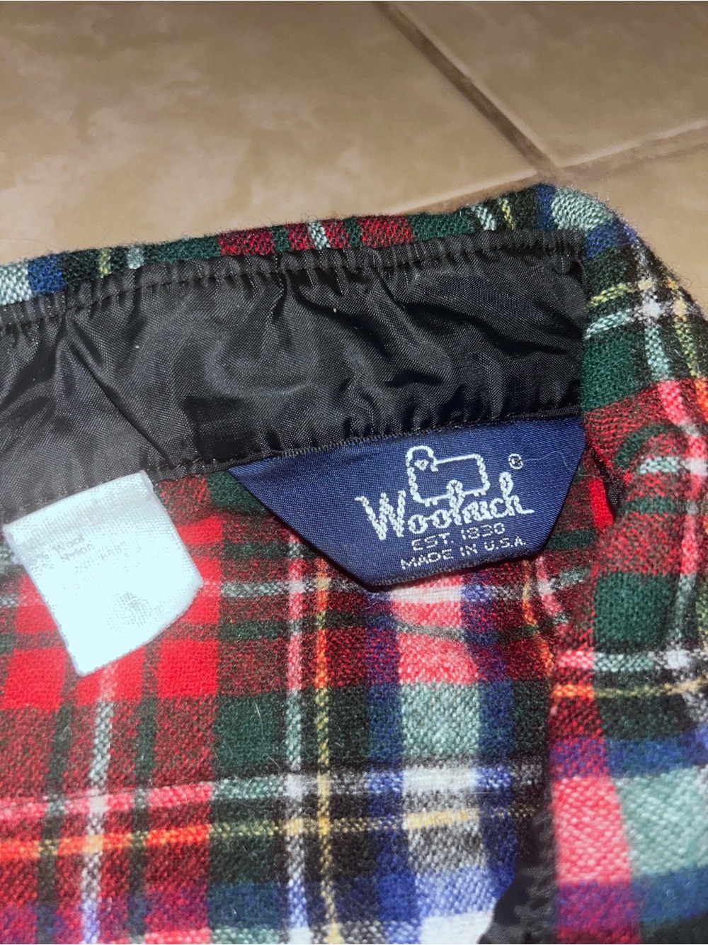 Vintage Wool Blend Flannel, Size unknown, fits like women’s large